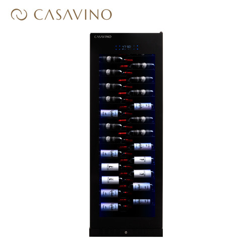 까사비노 와인 셀러 가로 진열 디스플레이 라벨뷰 선반 대형 와인 냉장고